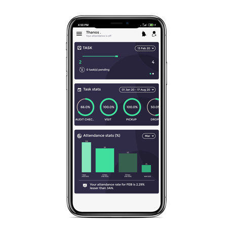 Xyloop dashboard screen